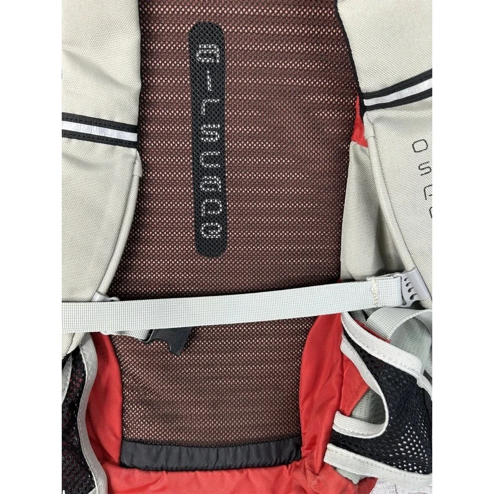 Osprey Jet Airscape Backpack Red Gray Youth Small Size Lightweight Hiking‎ Clean